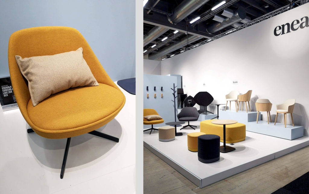 Enea Kaiak Lounge chair, Stockholm Furniture Fair